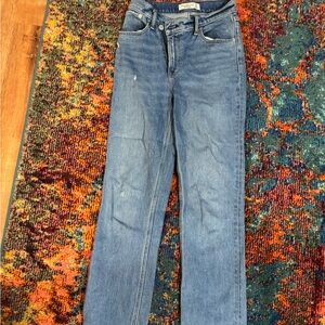 Abercrombie & Fitch Women's Straight Leg Blue Jeans